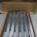 Blum 563H5330B 21" Tandem Drawer Slides Plus Blumotion Complete Kit. with Runners 563H, Locking Devices, Rear Mounting Brackets and Screws (for Face Frame Or Frameless Application), Zinc (Pack of 6)