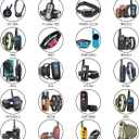 3 x Tonton Updated E Collar Charger for Mini Educator 300 400 ET-300 ET-400 ET-800 EZ-900 UL - 1200 Educator Dog Training Collars, Shock Collar Dual Lead Charging Cable Replacement Power Adapter Cord