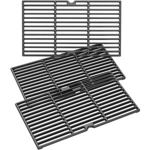 SafBbcue 15202031 Cooking Grates Replacement for Oklahoma Joes Grill Parts 15202031-63 19202096 Grill Grill Chef BM2000 FL2000 GBC1088WB Grids -Cast Iron