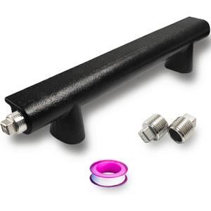 Universal Cast Iron Gas Log Lighter for Gas Fireplace Logs, 14 Inch Gas Fireplace Burner for Natural Gas Only, Natural Gas Igniter Kit for logs Burning Fireplaces, for Gas Fireplace Parts