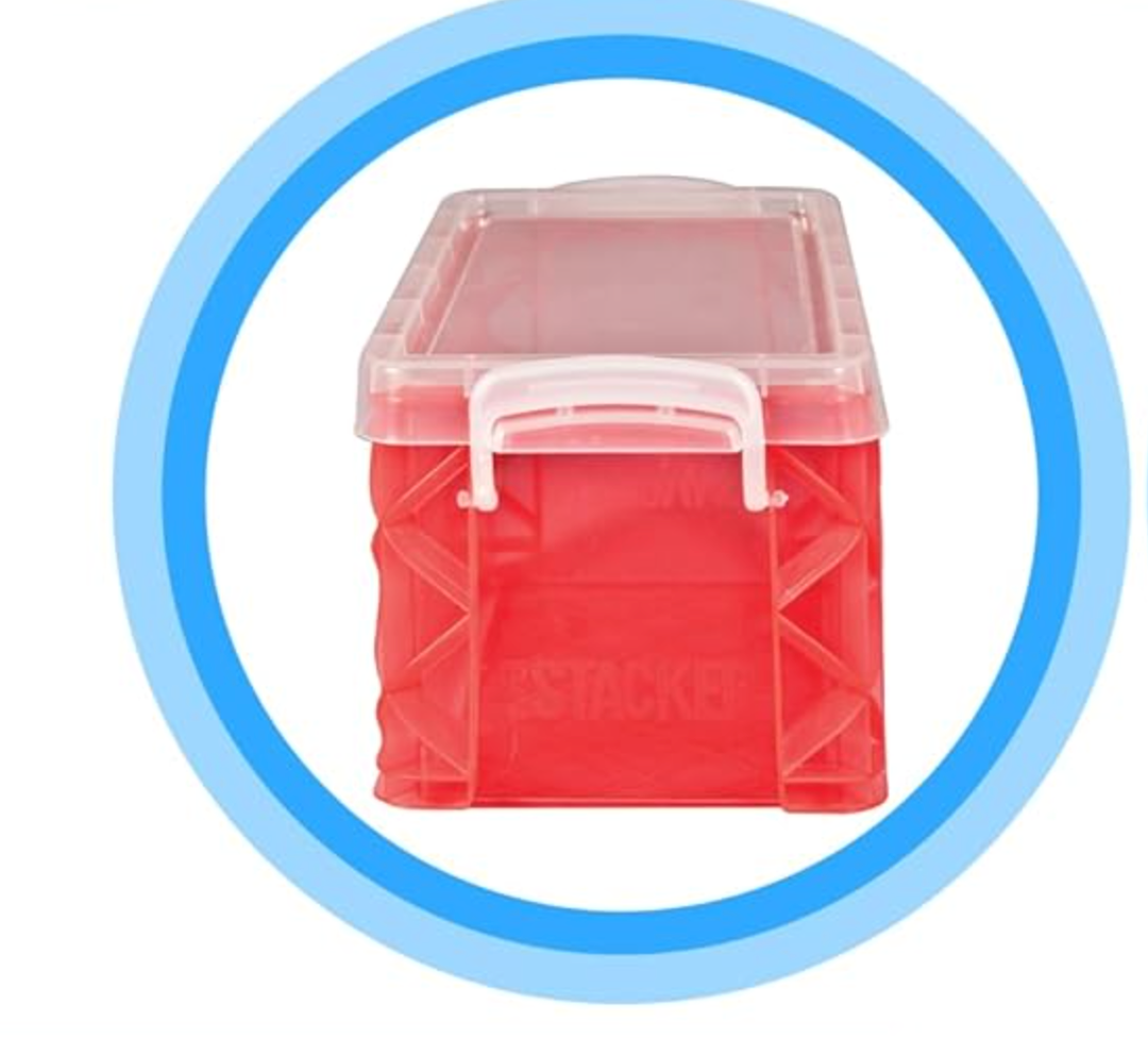 Super Stacker Index Card Box, 3 x 5 Inch Index Cards File Box, Note Holder, Index Card Holder, Photo Boxes Storage, Perfect for 3x5 Index Cards, Recipe Box Holder, Assorted Colors, 1 Count