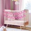 2pcs Pink Bow Decorations,Pink Satin Bow Garland Coquette Birthday Decorationsfor Bridal Shower Bachelorette Party (Hot Pink)