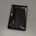 for iPhone 13 Pro Wallet Case with Zipper Card Holder & Crossbody Lanyard Strap & Wrist Strap, RFID Blocking PU Leather Magnetic Flip Handbag Wallet Case for iPhone 13 Pro -Black