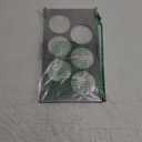 Restaurantware Squeeze Bottle Template Pack of 1 Stainless Steel 6 Hole Holder Top, 2.93" Diameter Fits 1/ 3 Size Food Pans, Dishwasher Friendly Integrated Lip Design Holder Top for Condiment Bottles