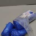 Hitituto Shoe Covers Disposable Non-slip for Indoors -100 Pieces (50 Pairs) Waterproof Premium CPE Booties Shoes Protectors Coverings, fits up to size 11 US Men and 13 US Women, Blue, Large