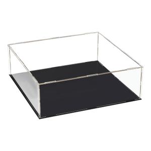 uxcell Acrylic Clear Display Case Box Dustproof Protection Showcase Cube Collectibles Show Box 9.8x9.8x3.9inch