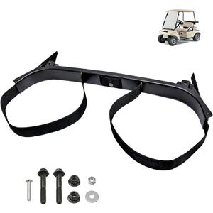 Golf Cart Bag Holder with Screws, 2 Seat Golf Bag Attachment for 1987-Up Club Car DS, OEM#1013935