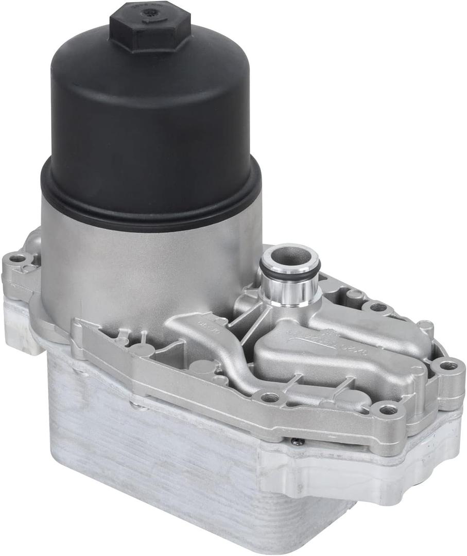 A-Premium Engine Oil Cooler Filter Housing Assembly Compatible with Land Rover Range Rover Range Rover Sport 2016-2019 Discovery 2017-2019 V6 3.0L Diesel