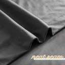 NICETOWN Grey Luxury Velvet Curtain Panels, Home Decoration Back Tab Window Treatment for Living Room/Bedroom/Home Theatre/Foyer Door/Sliding Glass Door/Dorm (2 Panel Per Pack, 96 inches Long)