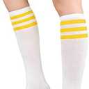 Century Star Knee High Socks-Long Tube Striped Socks for Women