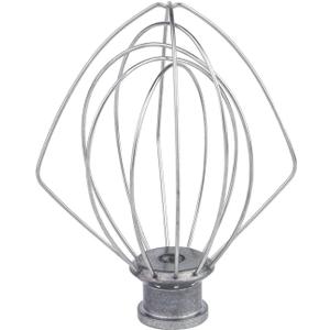 KITCHPOWER K45WW Wire Whip Attachment for Tilt-Head Stand Mixer for KitchenAid Stainless Steel Egg Cream Stirrer, Flour Cake Balloon Whisk