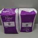 Poise Incontinence & Postpartum Pads for Bladder Leaks, 4 Drop Moderate Absorbency, Regular Length, 132 Count, 
