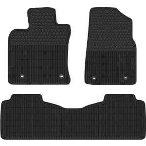 Car Floor Mats Custom Fit for Lexus Lexus ES/ES350/ES300h 2019-2026 Black Rubber Auto Liner Mats All Weather Protection Heavy Duty Odorless