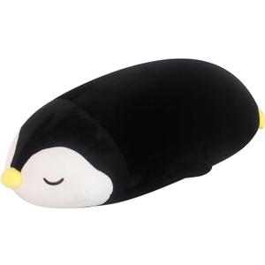 FFxiong 22" Black Penguin Plush Stuffed Animal Toy Cute Soft Body Large Pillow Plushies Doll Gift for Kids Girls Boys Christmas Birthday Valentines