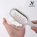 Foot File,Foot Scrubber Dead Skin Double Sided Foot Scraper Rasp Callus Remover, Pedicure Foot Scrubber Grater,Foot Heel Craper for Cracked Heels, Foot Grater Shaver Scraper for Callus Removal 2pcs (Pink -White)