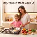 8" Titanium Pans for Cooking,Pure Healthy Titanium Frying Pan