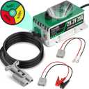 24V 25A LiFePO4 Battery Charger, IP67 Waterproof 29.2V Lithium Battery Charger, 0V Wake Up, 3-Color Indicator, Smart 25 AMP Lithium Charger for 25.6V LiFePO4 Batteries for Solar/RVs/Marine/Boat