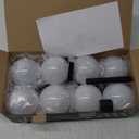 Solar Lights Outdoor, 8 Pack LED Solar Globe Powered Garden Light Waterproof for Yard Patio Walkway Landscape In-Ground Spike Pathway, Cold White