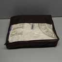 Comforter Set Queen Size, Vintage Lavender Flower 7 Pcs Bedding for Kids and Adults, Retro Botanical Plant Bed Sheet Sets with Fitted Sheet 2 Pillowcases & 2 Shams for Bedroom Bed Decor