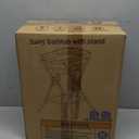 AVIDOR 2-in-1 Baby Bathtub with Stand for Newborn and Infants, Foldable Baby Bath Tub, Baby Shower Gifts for New Parents