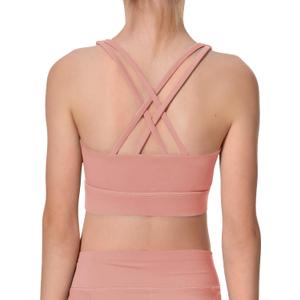 Girls Sports Bra Training Scoop Neck Cross Back Bras for Teens Kids Sports Comfort Girls Bra Tops