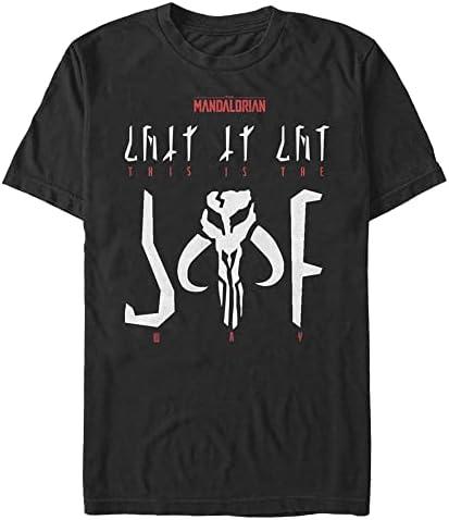 STAR WARS Big & Tall Mandalorian Ways Men's Tops Short Sleeve Tee Shirt, Large