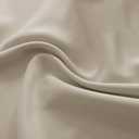 DONREN Cafe Half Curtains 38 Inches Length,Short Blackout Rod Pocket Kitchen Curtains for Small Window, 34" Wide and 38" Long, 2 Panels,Taupe