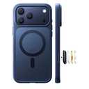 TORRAS for iPhone 17 Pro Case, Camera Control, Fit for MagSafe, Military-Grade Protection, Magnetic Slim Translucent Anti-Fingerprint Phone Case for iPhone 17 Pro 6.3", Deep Blue