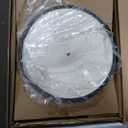 CAROTE 5QT Cast Iron Dutch Oven Pot with Lid, Enameled Floral Dutch Ovens with Gift Box, Cast Iron Pot for Sourdough Bread Baking, Braising, Stews, Roasting, Dual Handles, Healthy & Non-Toxic, All Stovetop Compatible, Oven Safe up to 500 F, White