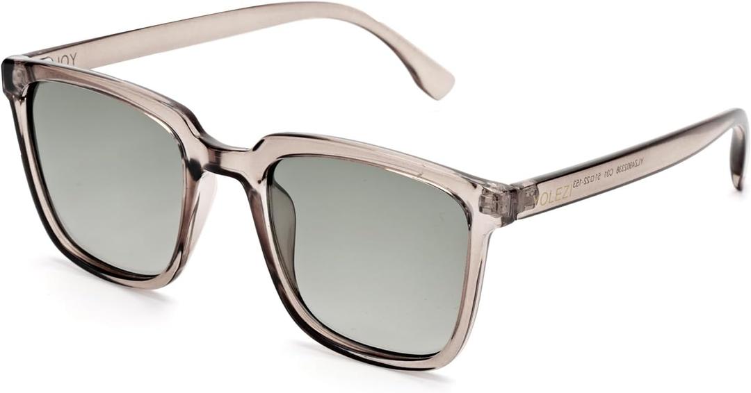 Polarized Sunglasses with UV400 Protection,Classic Retro Design for Men and Women,Fashion Eyewears for Driving (Siliver)