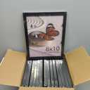 Memory Island 8x10 Photo Frames for Wall and Tabletop Display, 8 by 10 Black Picture Frames with HD Plexiglass, Set of 15
