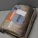 Vision Home Mocha Tan Velvet Pinch Pleated Blackout Curtains 95% Room Darkening Window Curtains 112 inch for Living Room Bedroom Thermal Insulated Velvet Pleat Drapes Pin Hooks 2 Panels 40" Wx112 L