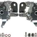 Chefull Rear Left Right Disc Brake Calipers With Bracket 18B5177 18B5176 Compatible For Dodge Journey 2009-2012