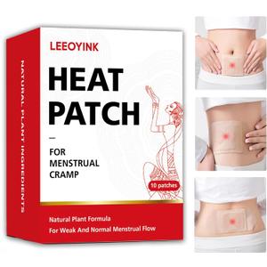 Heat Patch for Menstrual Cramp Relief, Natural Artemisia Herbal Heating Pad, Discreet and Skin-Friendly, Supports Uterine Comfort, Ideal for Women's Menstrual Care (10pack)
