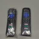 (Pack of 2) Replacement Remote Control Only for Roku TV, Compatible for TCL Roku/Hisense Roku/Onn Roku/Sharp Roku/Element Roku/Westinghouse Roku/Philips Roku Smart TVs (Not for Roku Stick and Box)