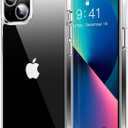 HOOMIL Case for iPhone 13 6.1-Inch, Non-Yellowing, Drop Protection, Anti-Scratch Transparent Hard Back Phone Cover - Crystal Clear