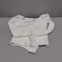 Avidlove Bodysuits for Women Long Sleeve Body Suits Womens Scoop Neck Bodysuit Double Lined Tops (Medium, White)