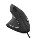 FLY WAY Left Handed Mouse,Ergonomic Vertical USB Wired Mouse 800/1200/1600 DPI Optical 6 Buttons Gaming Mice for PC Laptop Computer Desktop Mac (Left Hand)