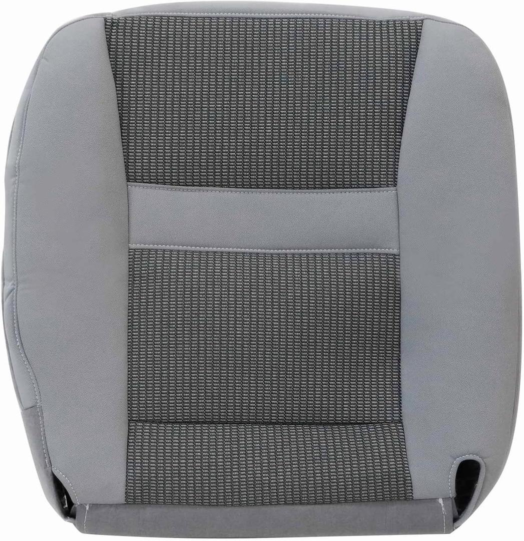 SecosAutoparts Passenger Bottom Replacement Cloth Seat Cover Compatible with Dodge Ram 1500 2500 3500 4500 5500 2006 2007 2008 2009 2010
