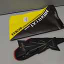 Compatible Kawasaki Ninja 400 Motorcycle Tank Pad Kit Side Knee Guard Sticker Fuel Tank Protector (Black)