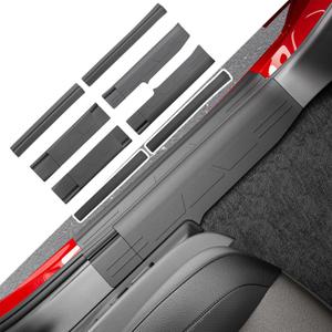 8Pcs Door Sill Protector Compatible with 2019-2026 Chevy Silverado GMC Sierra 1500 Crew Cab Car Threshold Protector Car Door Entry Guard Replacement for 2019-2026 Chevy Silverado Accessories