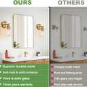 Zarbitta Set of 2 Wall Sconces for Bathroom, Brushed Gold Modern Vanity Lights with Clear Glass Shade,Bathroom Wall Lamp for Mirror Kitchen Living Room Hallway Cabinet Porch