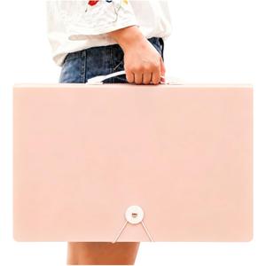 Diamond Art Portfolio Book 22"×16" (55cm×40cm), 30sleeves, A2, Clear Pink