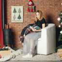 KEUSPI Preppy Green Christmas Tree Wall Art Poster, Green Christmas Decor, Festive Merry Xmas Striped Canvas Prints Wall Decor for Home Bedroom Living Room, 12x16 Inch