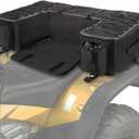 ATV Storage Bags with Extra Waterproof Cover & Upgraded Zippers, ATV Bag with Back Seat for Passenger