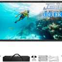 Projector Screen Outdoor,JWSIT 120 inch Outdoor Movie Screen-Upgraded 3 Layers PVC 16:9 Projector Screen,Portable Video Projection Screen with Carrying Bag for Home Theater Backyard