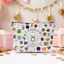 Taurus Gifts for Women, Taurus Zodiac Cosmetics Bag, Travel Makeup Bags, Taurus Birthday Gifts for Women & Astrology Lovers