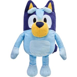 Bluey 13" Talking Plush  Interactive Stuffed Animal, Sings Theme Song, 9 Phrases from TV Show, Soft Deluxe Fabric, Cuddly Toy for Kids, Batteries Included  Official Bluey Merchandise, Ages 3+