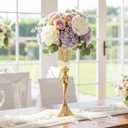 10pcs of Flower Vases for Wedding: 22" Tall Gold Table Centerpiece Vases