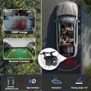 Portable Wireless Carplay Car Stereo, 7" HD Touchscreen for Car with Apple CarPlay & Android Auto with Backup Camera/Mirror Link/Voice Control/Bluetooth/GPS/AUX/FM Satellite Radio for All Vehicles